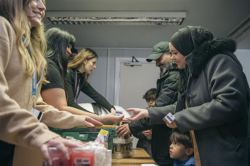 Most of the volunteers at the day centre are clients who are refugees themselves