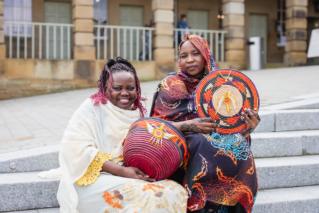 Anita is a teaching assistant, and Huda hopes to become a midwife.