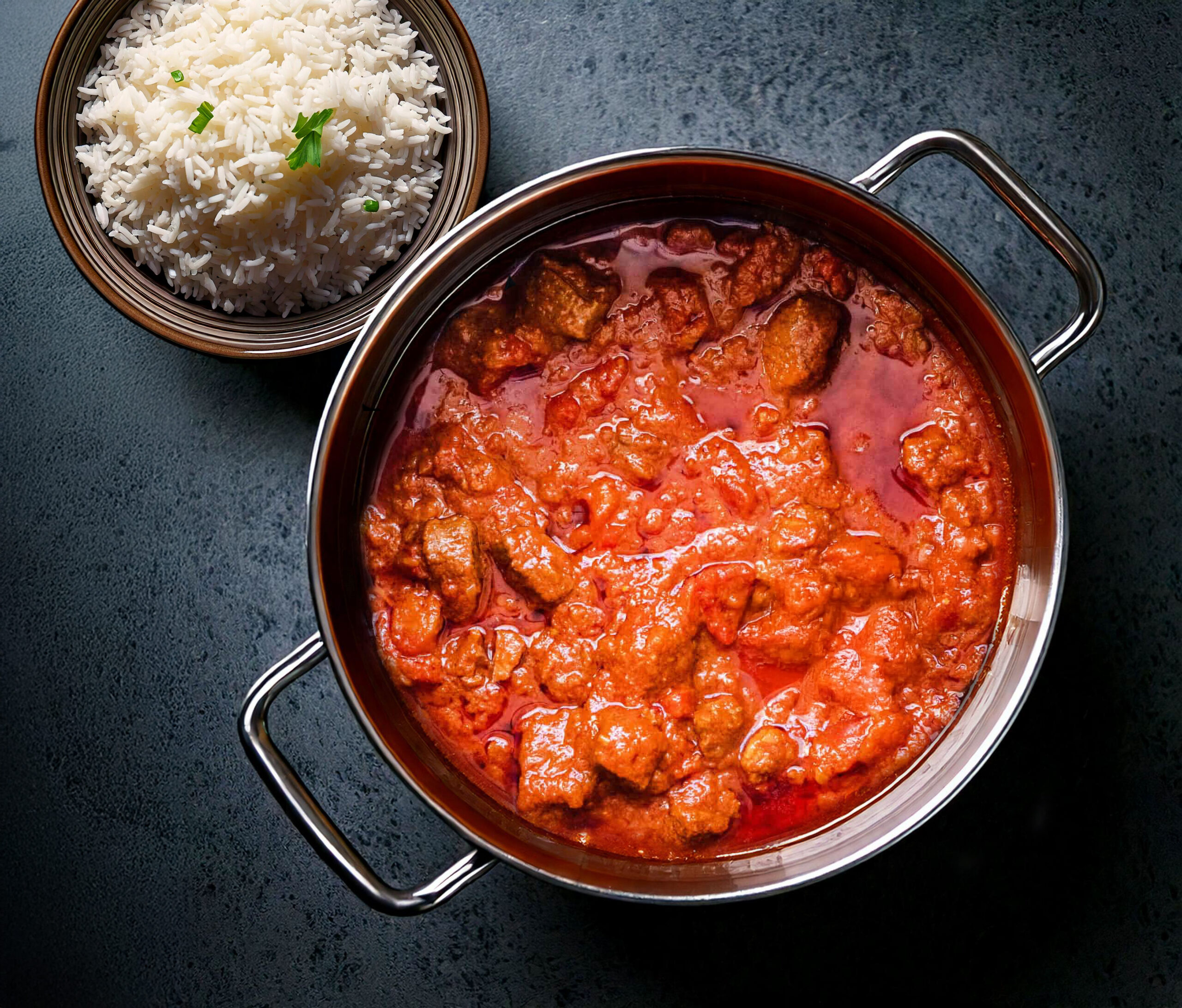 Zegni is an Eritrean stew made from beef, tomatoes, red onions and Berbere spices